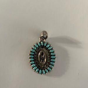 Sterling Turquoise Pendant